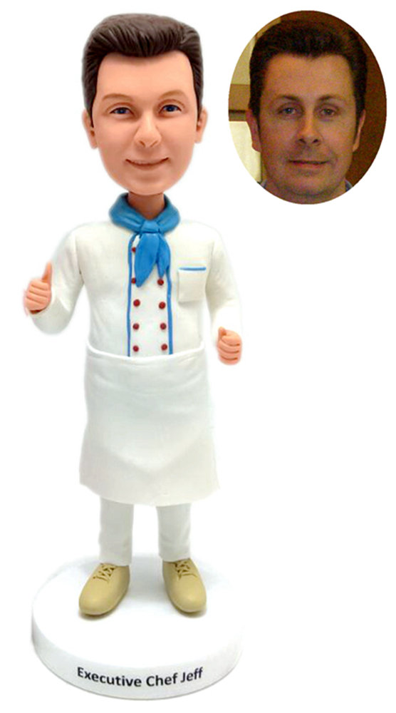 Custom Cake Topper for Chef figurines for Cook